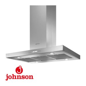 CAMPANA ISLA T JOHNSON 90CM CLASE A 620M3/H DIGITAL INOX