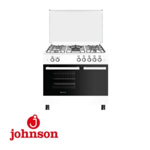 COCINA JOHNSON 90X64,5X87,8CM HORNO PORTABOMBONAS 5 FUEGOS BUTANO INOX WOK GRILL