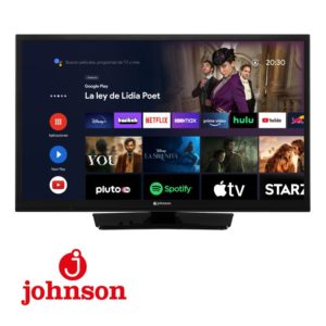 TV 24 NEGRA JOHNSON SMART ANDROID BLUETHOOT GOOGLECAST HD READY  DVBT2/S2 HDMI U