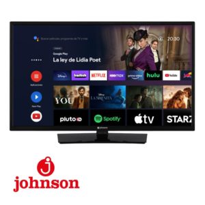 TV 32 NEGRA JOHNSON ANDROID BLUETHOOT GOOGLECAST HD READY  DVBT2/S2 HDMI USB SAT