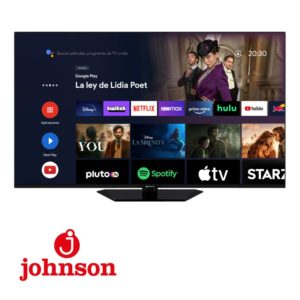 TV 50 JOHNSON QLED ANDROID DOLBY VISION DOLBY ATMOS SPEAKER BLUETOOTH  GOOGLECAS