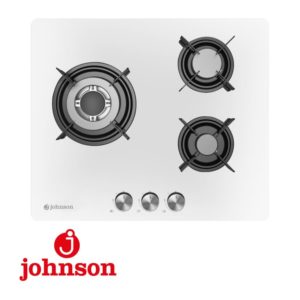 ENCIMERA CRISTALGAS JOHNSON  3 FG 60CM TRIPLE ANILLO PARRILLAS FUNDICION BL