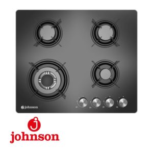 ENCIMERA CRISTALGAS JOHNSON 4 FG 60CM TRIPLE ANILLO AROS FUNDICION NEGRA