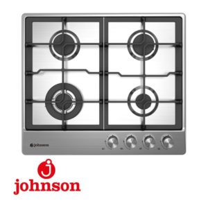 ENCIMERA GAS JOHNSON 4 FG 60CM TRIPLE ANILLO PARRILLA FUNDICION ACERO INOXI