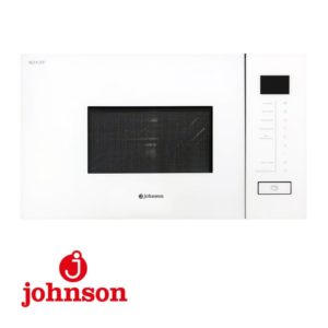 MICROONDAS JOHNSON ENCASTRE 20L 800W GRILL 1000W DISPLAY CRISTAL BLANCO