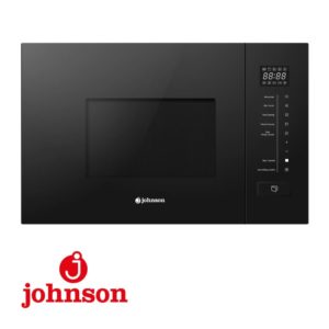 MICROONDAS JOHNSON ENCASTRE 20L 800W GRILL 1000W DISPLAY CRISTAL NEGRO