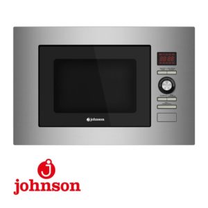 MICROONDAS JOHNSON ENCASTRE 20L 800W GRILL 1000W DISPLAY INOX