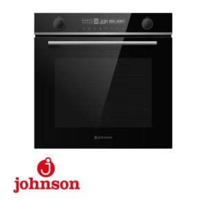 HORNO JOHNSON 70LTS 14 FUNC PIROLITICO AIR FRYER CRISTAL NEGRO