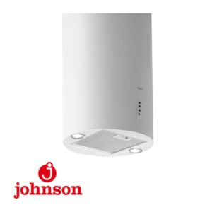 CAMPANA ISLA CILINDRICA JOHNSON 42CM CLASE C 603M3/H BLANCA